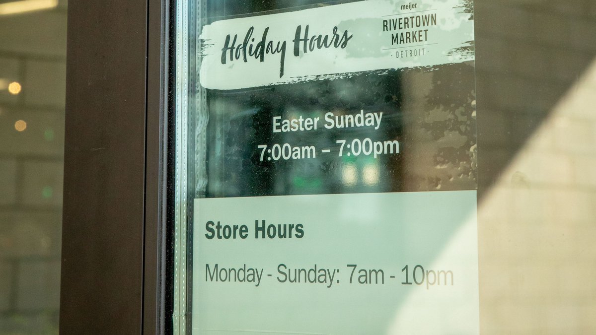 EASTER HOURS 🐰 We will be open from 7am–7pm on Easter Sunday, April 17. #RivertownMarket