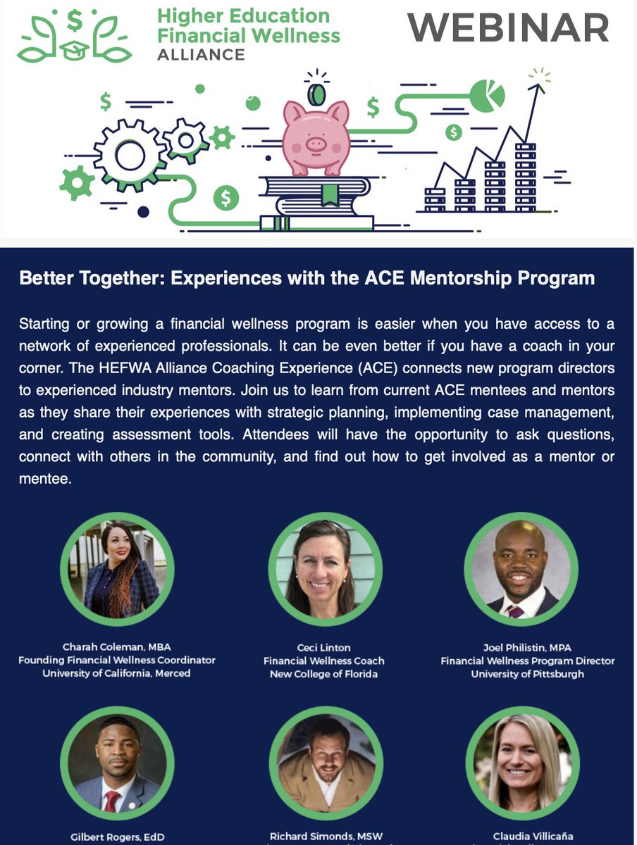 Join me and other <a href="/the_hefwa/">HEFWA</a> professionals speak to the benefits of the ACE mentorship program!

Starts soon at 11am PST! Register on hefwa.org