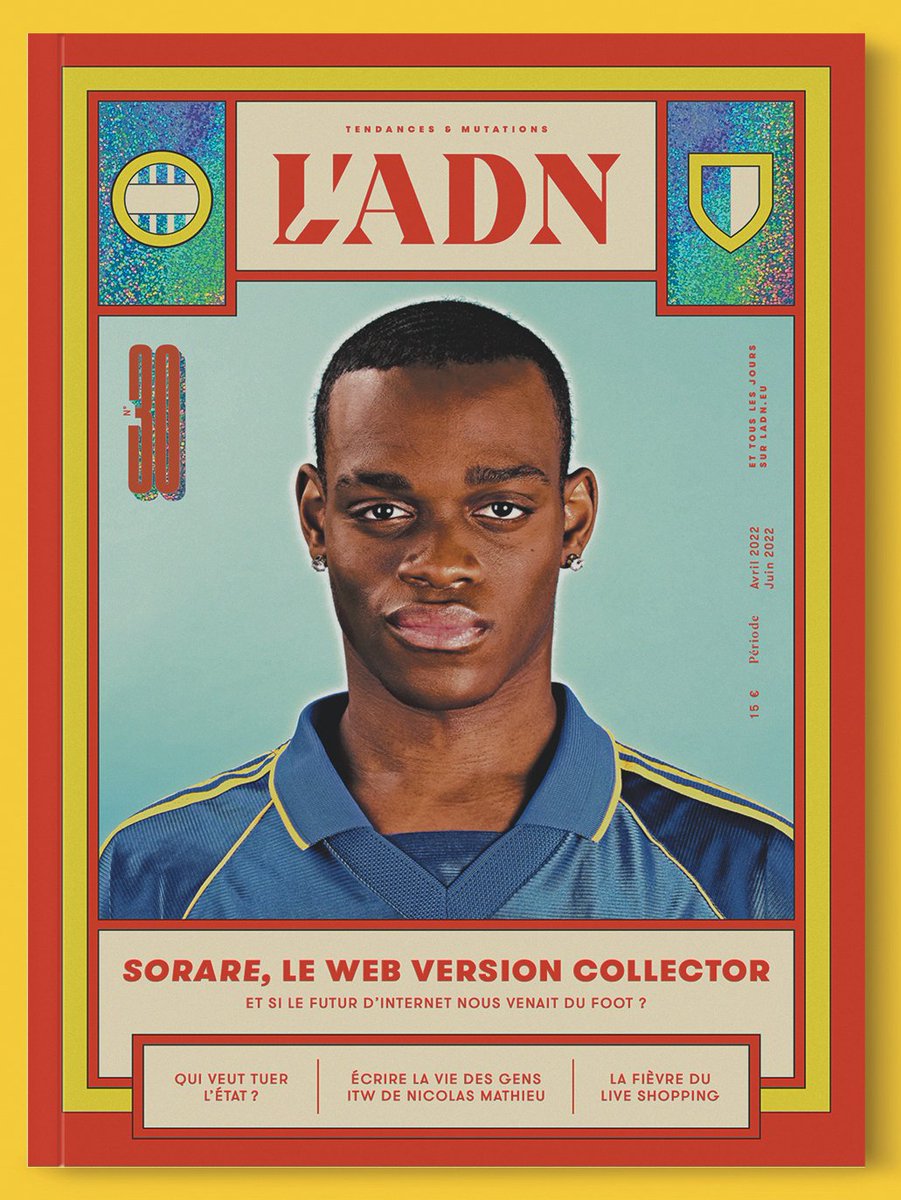 La revue n°30 de L'ADN vient de paraître ! 

Pour ce nouveau numéro, plein feux sur <a href="/Sorare/">Sorare</a> et les prémices du Web3. Et si le futur d'#Internet nous venait du #foot ?

Disponible ici ⚽️👉bit.ly/LADN-30 (15€)