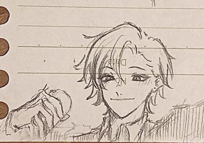ルーズリーフ逆さまに使っていたことに気づいたので、ふわ 