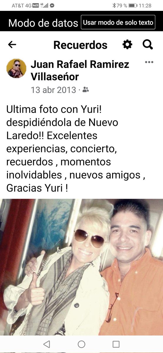 ramirez_rafael's tweet photo. @OficialYuri hola Werita, reviso mis recuerdos y encuentro algo maravilloso, de hace 9 años en Laredo Tx, gracias por hacerme tan feliz, ya quiero que pasen los meses y verte en Monterrey, Euforia Tour 😍😍 besos!! https://t.co/nAG8fnWboo