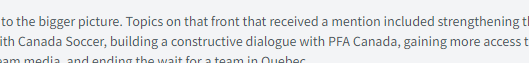 edwardhswong's tweet image. Nice surprise that 1S published anon comments from coaches/execs stating that dialogue w @canada_pfa should be priority for commissioner. I've heard that many coaches actively support #recognizePFACan and #CanPL will do well to listen to those that work most closely w players