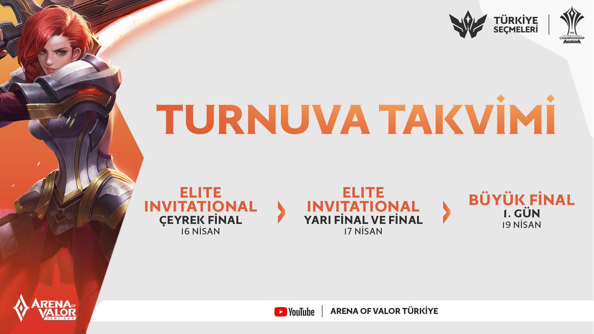 aovespor's tweet photo. .@FBespor, @bjkesports, @daimosesports, @IWcats, @FutbolistCo, @gamebedelesport, @Unknownprosgg ve @e_surreal Elite Invitational'da ⚔️ 16 - 17 Nisan saat 14.00'te gerçekleşecek mücadelelerin ardından ilk dört takım Büyük Finallere yükselecek 👇 #AOVtopluluk https://t.co/O7uZadYJmN