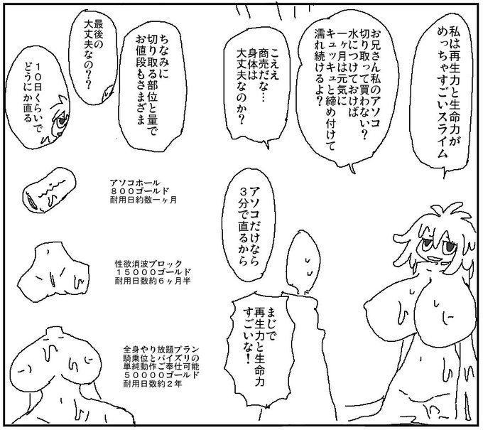 部位販売スライム 