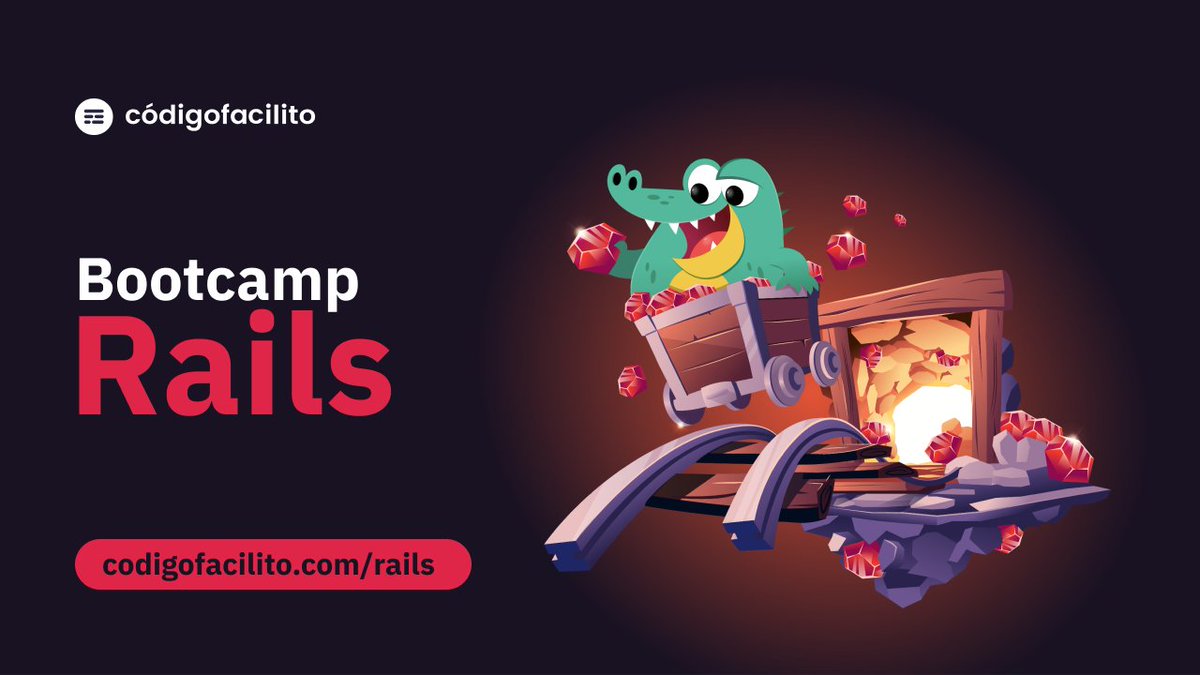 codigofacilito's tweet image. Paso 1 ✅
Ingresa a codigofacilito.com/bootcamps/rails 
y solicita informes a tu correo (PDF con currícula)

Paso 2 ✅
Inscríbete al Bootcamp de Ruby On Rails de Código Facilito

Paso 3 ✅
Emprende un viaje de 12 semanas de clases en línea y finaliza con un proyecto para tu portafolio 🔥🚀