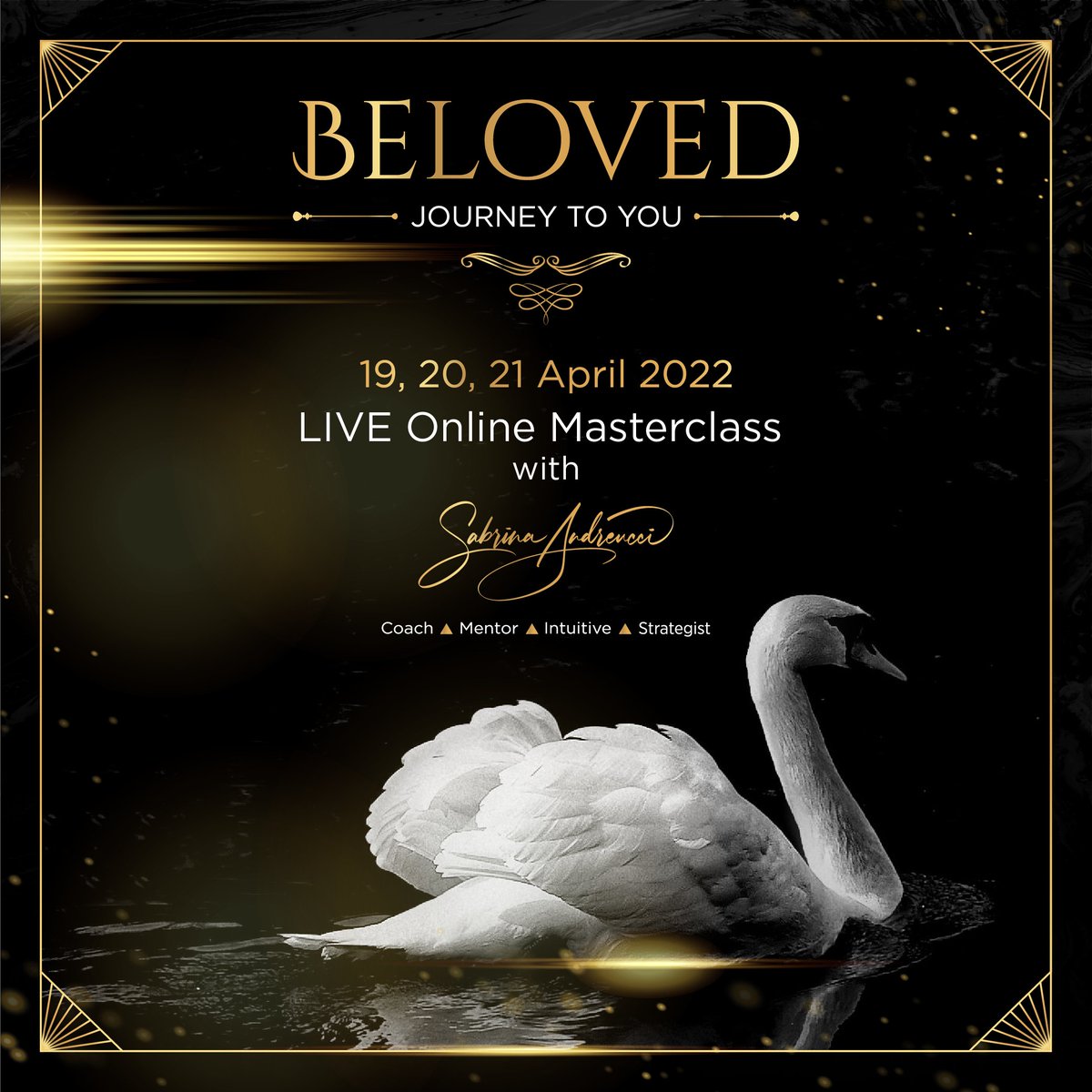 Beloved, Journey to You

Join me for a 3-day online experience where you'll get the opportunity to reconcile your past &amp; future selves into loving who you are today so that you can develop into the magnificence that you are.

Sign up here: bit.ly/3JAx0Zt

Be loved 🤍