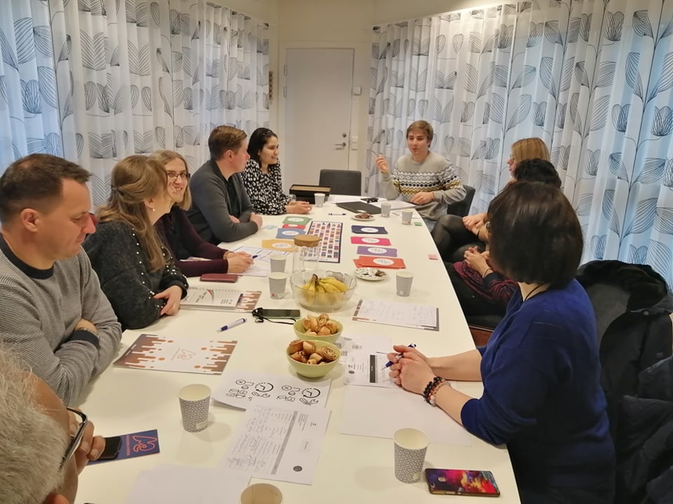 On 11-12 April in Lund, Sweden, we had 2nd physical meeting of #Nordplus #adult project #nordtournet3. Together with entrepreneurs we tested main project result - board game about intergenerational communication problems in #tourism companies <a href="/MobilizingMe/">Mobilizing Expertise</a> <a href="/Turiba/">Biznesa augstskola Turība</a> <a href="/WeAreNordplus/">Nordplus</a>