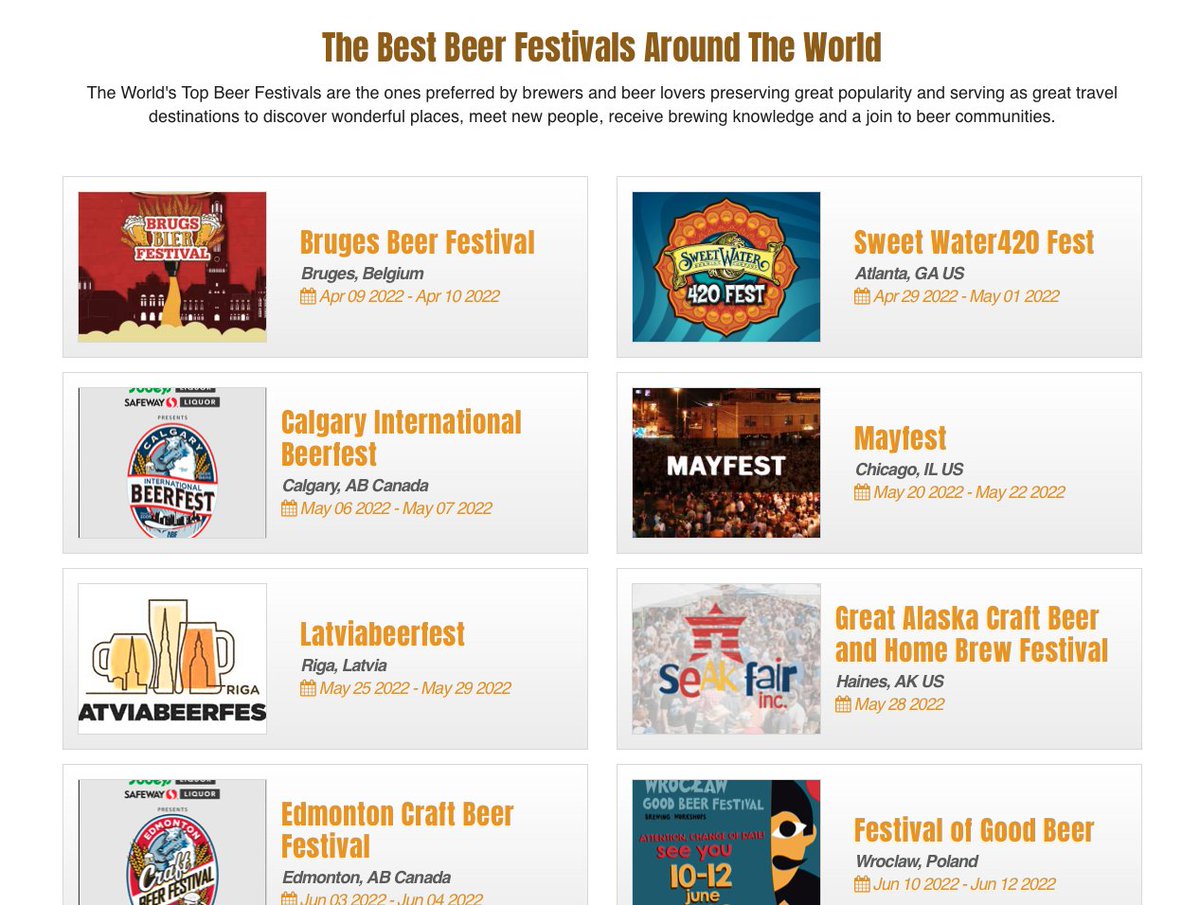 There is a reason to celebrate! LatviaBeerfest is named among The Best Beer Festival Around The World.
bestbeerfestivals.com
#Latviabeerfest