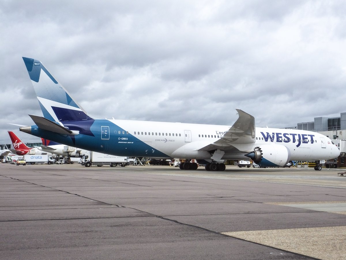 JetA1Photos's tweet photo. Great to see Westjet at Heathrow and settling in nicely at Heathrow. @HeathrowAirport @WestJet #lhrupclose #avgeek #instplane #heathrowspotter #aircraft #airlines #aviationlovers #Airport #airside #airsideops #heathrowairport #aviation https://t.co/vDzkbgjuGY