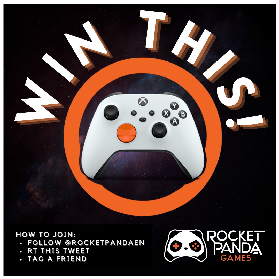 📣 GIVEAWAY 📣

Get a chance to win a #RocketPandaGames inspired <a href="/Xbox/">Xbox</a> controller!

Here's how to join:
 🐼 Follow <a href="/RocketPandaEN/">Rocket Panda Games → #PBBGU</a>
 🐼 RT this tweet
 🐼 Tag a friend

Giveaway ends 4/20 11:59PM PST
#TheFireinyourHeartisBurning