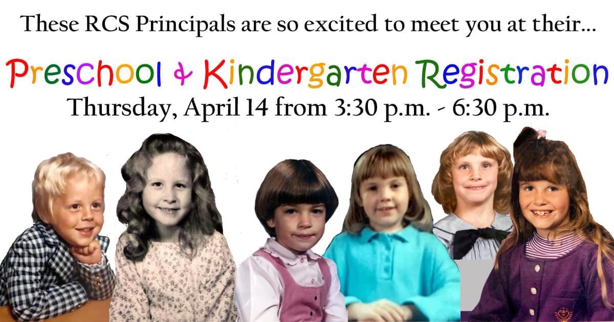 WeRrichmond (@wearrrichmond) on Twitter photo These RCS Principals are so excited to meet you at their Preschool & Kindergarten Registration TOMORROW Thursday, April 14 from 3:30 p.m. - 6:30 p.m. <a href="/weRCharles/">Charles Chargers</a> <a href="/CrestdaleSHARP/">Crestdale Elementary</a> <a href="/abetterfairview/">Fairview Elementary</a> <a href="/StarrCoyotes/">Starr Elementary</a> <a href="/VaileVipers/">VaileVipers</a> <a href="/HornetsWestview/">Westview Hornets</a> @allin4RCSkids These RCS Principals are so excited to meet you at their Preschool & Kindergarten Registration TOMORROW Thursday, April 14 from 3:30 p.m. - 6:30 p.m. <a href="/weRCharles/">Charles Chargers</a> <a href="/CrestdaleSHARP/">Crestdale Elementary</a> <a href="/abetterfairview/">Fairview Elementary</a> <a href="/StarrCoyotes/">Starr Elementary</a> <a href="/VaileVipers/">VaileVipers</a> <a href="/HornetsWestview/">Westview Hornets</a> @allin4RCSkids