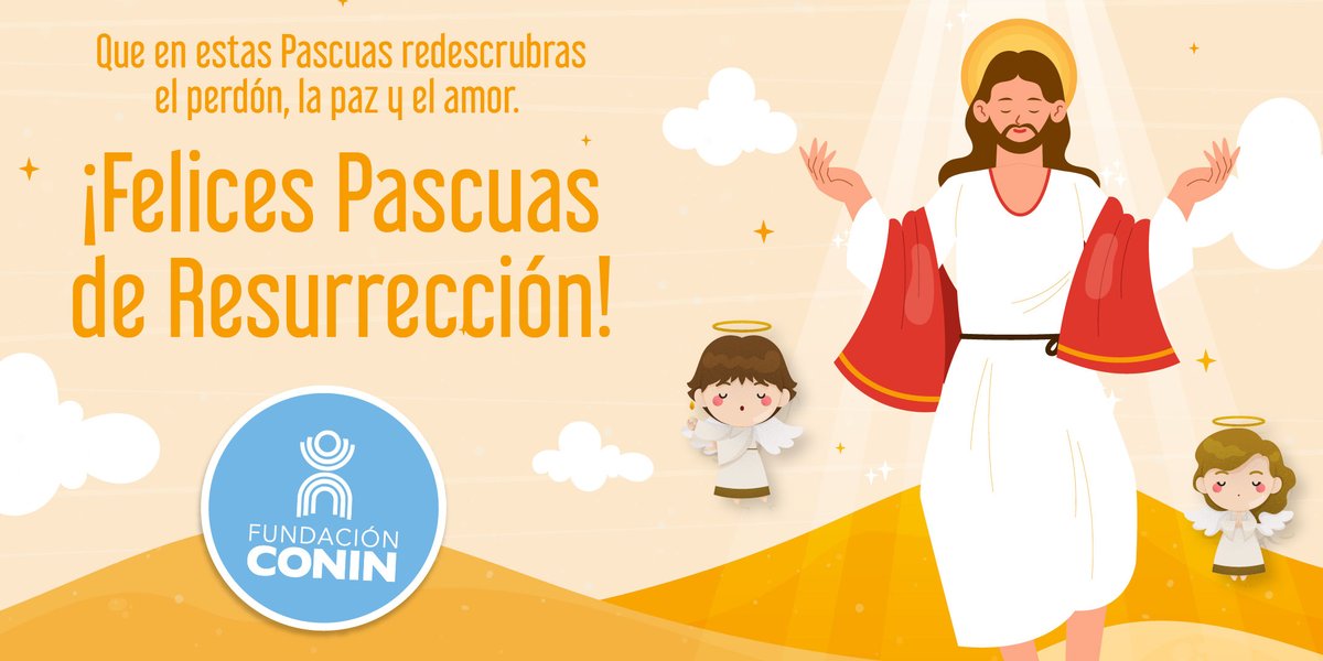¡Felices Pascuas de Resurrección!

Que en estas Pascuas redescrubras el perdón, la paz y el amor. 

#Conin #fundacionconin #Mendoza #pascuas #fundacion #nutricion #nutricioninfantil