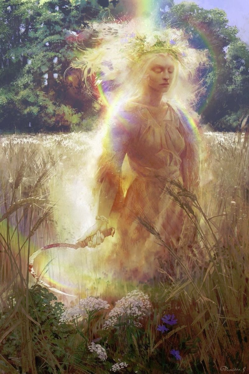 Texas_Folklore's tweet image. Brought from Slavic #folklore, Lady Midday was a legend told in early Texas. Also called noon lady or Polednice, she would give heat strokes to unfortunate farmers who couldn't correctly answer her questions about planting and harvesting. #folklorethursday
Image - Sergei Demidov