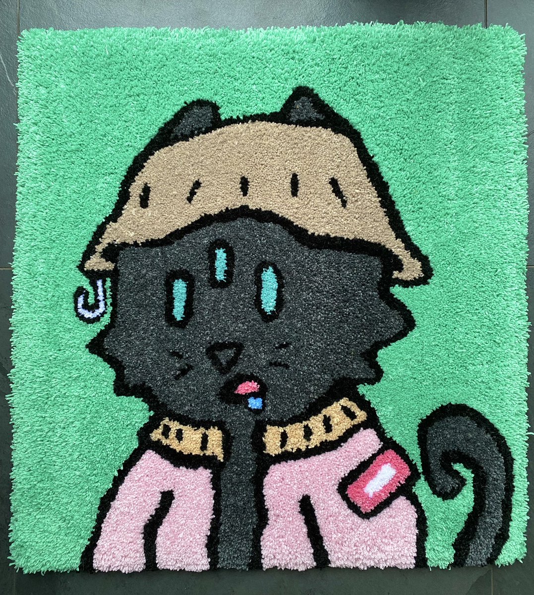 REVEAL DAY 💫💫 double trouble for my brother from across the pond <a href="/GANGA_NFT/">Gangalee</a> stoked to get these 2 pieces finished, especially for my first <a href="/alienfrens/">alien frens</a> and <a href="/CosmicCats_/">Cosmic Cats</a> 🔥