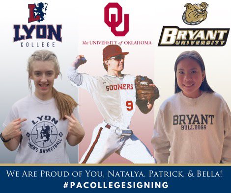 pulaskiacademy's tweet image. It's #PACollegeSigning day for 7️⃣ of our #PAGrade12 seniors signing to play collegiate sports next year! 📄🖊 

We are so proud of Patrick, Charlie, Max, Natalya, Mason, Vaughn, and Bella for their athletic and academic achievements. Go Bruins! ⚾️❤️🏈💙🎾🖤🏀