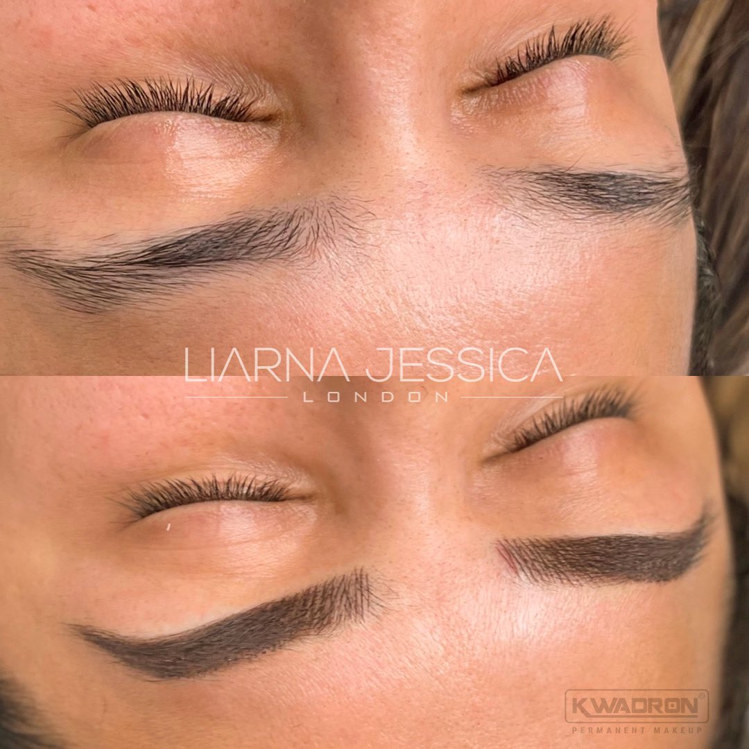 LiarnaJessica's tweet image. #CombinationBrows #Hairstrokes and #shading ❤️