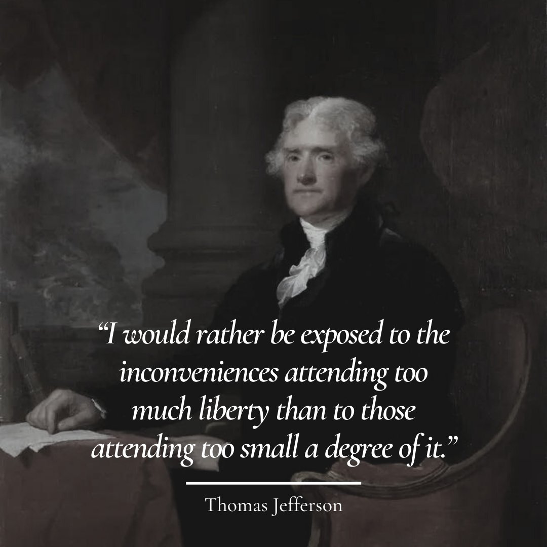 Happy birthday to our founding father and the architect of the Declaration of Independence, Thomas Jefferson. https://t.co/ug5C5xwn3l