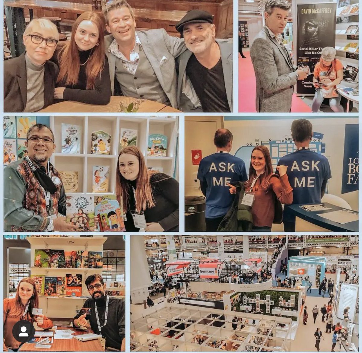 davepperlmutter's tweet photo. When you meet people at the @LondonBookFair and you know that friendship, will last, right @aliciagerrard, @InteractiveBee, @WendyfHobbs, @AnneJohnLigali, 
@schristodoulou2, @AbbieHeadon @DavidHu01890552, @JonJonWrites, @EranE1980, @AudioQuants and @MrMBrandon? ⭐️ #LBF2022 #IARTG https://t.co/3c6ihvoRoj