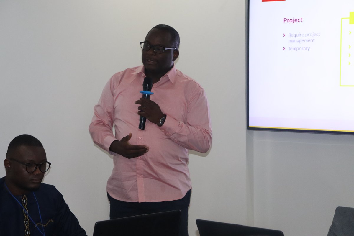 LikakResearch's tweet photo. For this 3rd day of #LIKAKCRATRAINING, our CRAs were mainly trained on STV IMP Management and #ProjectManagement. Thanks to Dr Henshaw Eyambe MANDI who reminded us that "The purpose of project management is prediction and prevention, NOT recognition and reaction".

#LikakResearch https://t.co/IjRMA5UMtI
