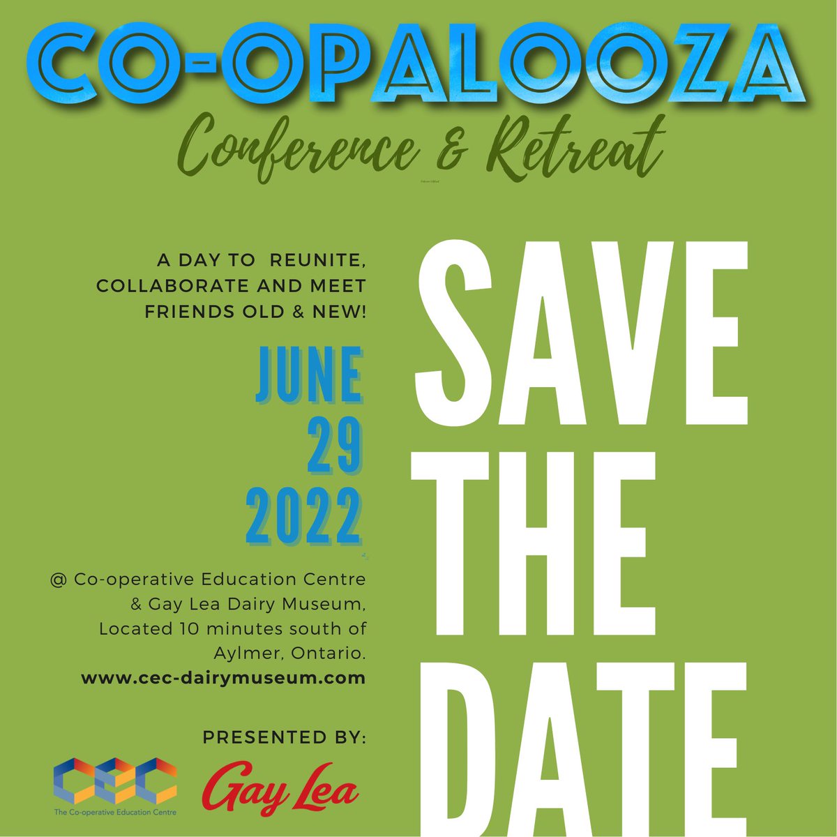 Our in-person conference is back! Take advantage of the chance to safely meet with fellow cooperative champions and community builders at our beautiful, forested site! More event details to follow shortly. @ONcooperatives <a href="/gayleamembers/">Gay Lea Membership</a> <a href="/CoopCMC/">CMC</a> <a href="/CCUA_ACCF/">CCUA - ACCF</a> <a href="/LibroCU/">Libro Credit Union</a> <a href="/WorkerCoop/">Canadian Worker Coop Federation</a>