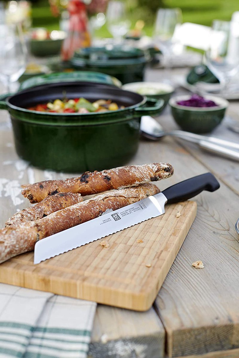 ZWILLING México (@zwilling_mx) on Twitter photo 🔪Cuchillo para Pan FOUR STAR de ZWILLING
Con su hoja de 20cm endurecida al hielo, no sólo cortarás pan, sino también bizcochos, pasteles o todo lo que necesites 🥖 🍞 🥧 🎂
Lo encuentras en <a href="/palaciohierro/">El Palacio de Hierro</a> y en nuestra Concept Shop de <a href="/paseointer/">Paseo Interlomas</a>
#Zwilling #ZwillingMexico 🔪Cuchillo para Pan FOUR STAR de ZWILLING
Con su hoja de 20cm endurecida al hielo, no sólo cortarás pan, sino también bizcochos, pasteles o todo lo que necesites 🥖 🍞 🥧 🎂
Lo encuentras en <a href="/palaciohierro/">El Palacio de Hierro</a> y en nuestra Concept Shop de <a href="/paseointer/">Paseo Interlomas</a>
#Zwilling #ZwillingMexico