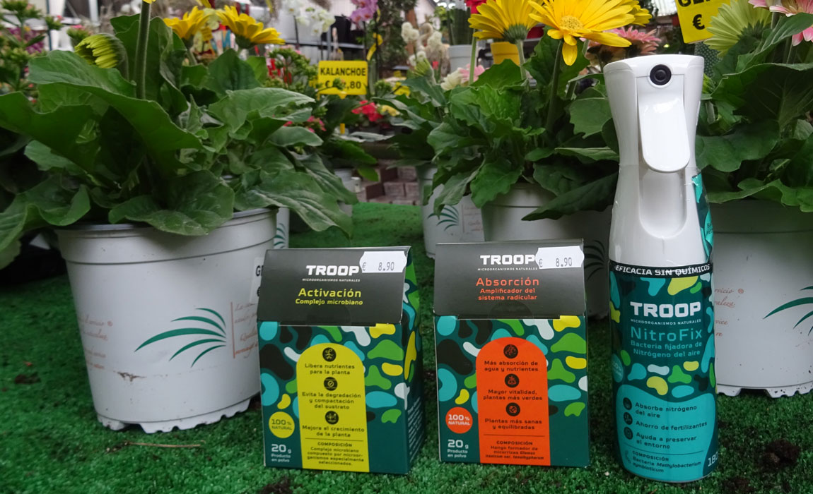 Albogarden's tweet photo. Con TROOP Garden, ofrecemos una amplia gama de productos eficaces, sostenibles y respetuosos con el Medio Ambiente. Se trata de una nueva gama de productos innovadores basados en #microorganismos.
Los conoces?
#Absorción #Activación #NitroFix #TroopGarden
https://t.co/J2z3BSFqbp https://t.co/PLiHY977ot