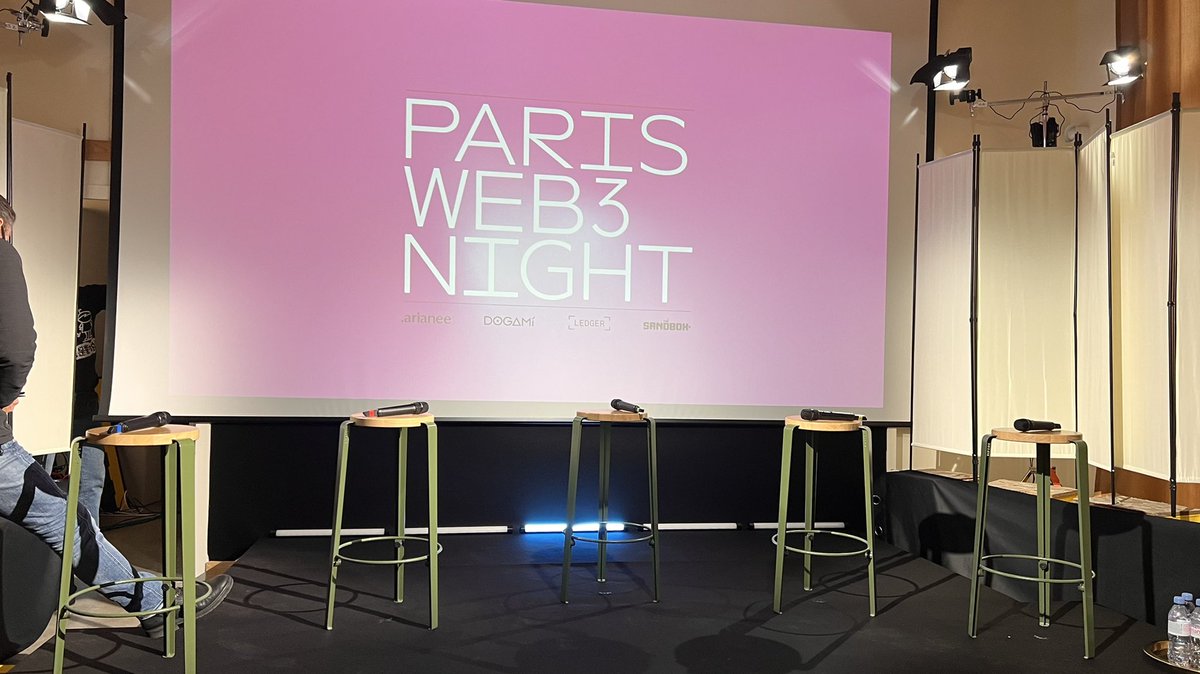 FlashTweet's tweet photo. #InDaPlace pour la #ParisWeb3Night co-organisée par @ArianeeProject @Thesandboxgame, @Ledger, @Dogami, et @darewise. 
Au menu, #Gaming, #metaverse, culture, #NFTs &amp; so on. 

#StayTuned ⚡️

#web3 #Metaverse #NFT #NFTCommunity #LT https://t.co/Ol6j5LHeDK