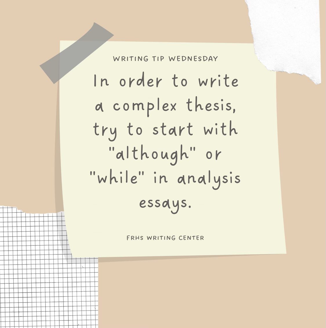 #WritingTipWednesday