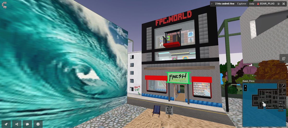 EEAR_PLUG's tweet photo. MY LATEST BUILD IN @cryptovoxels #FPCWORLD #METAVERSEPHOTOGRAPHY
#BUILDER #DIGITALBUILDS #NFTs @supa_raw https://t.co/usF3oF56HD