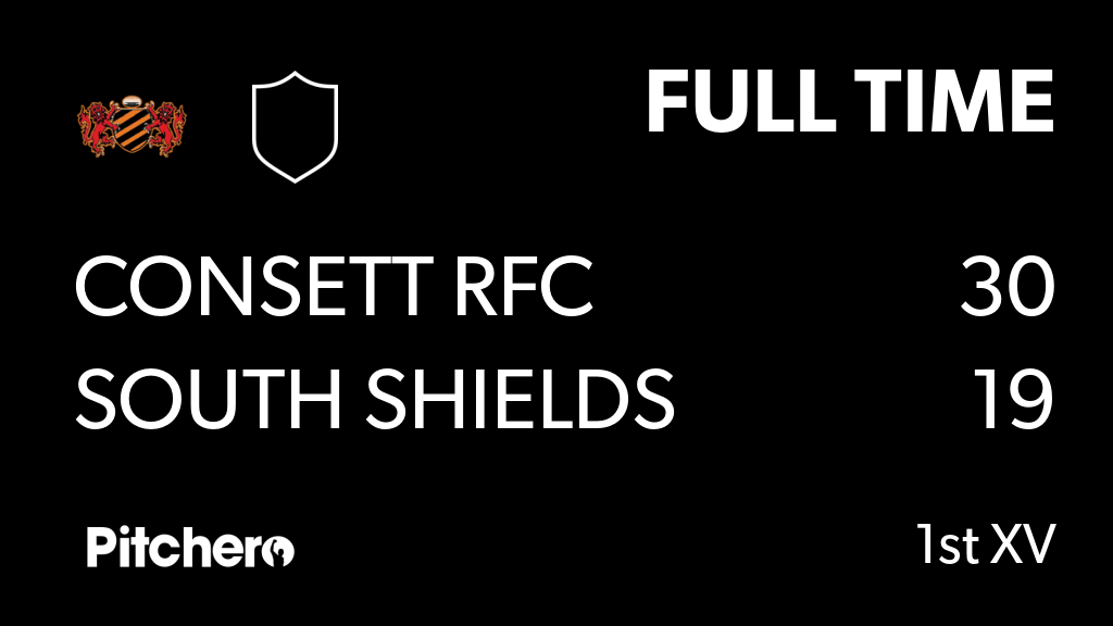 FULL TIME: Consett RFC 30 - 19 South Shields Westoe RFC
#CONSOU #Pitchero
pitchero.com/clubs/consett/…