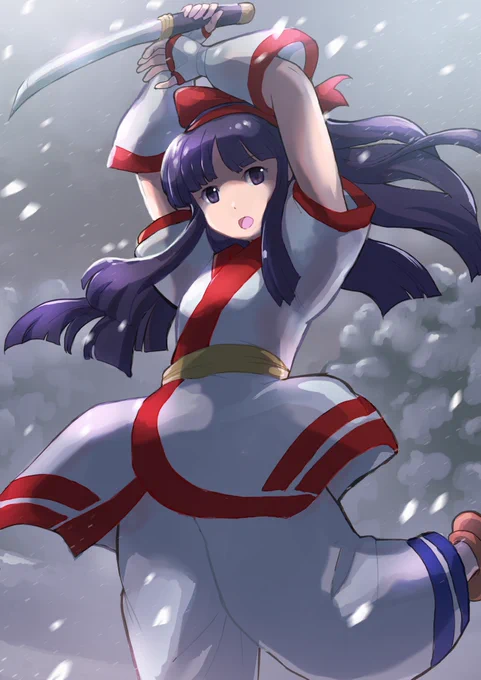 #格ゲーキャラ描こうぜ 
山のカムイにちかって かならず勝利を! 