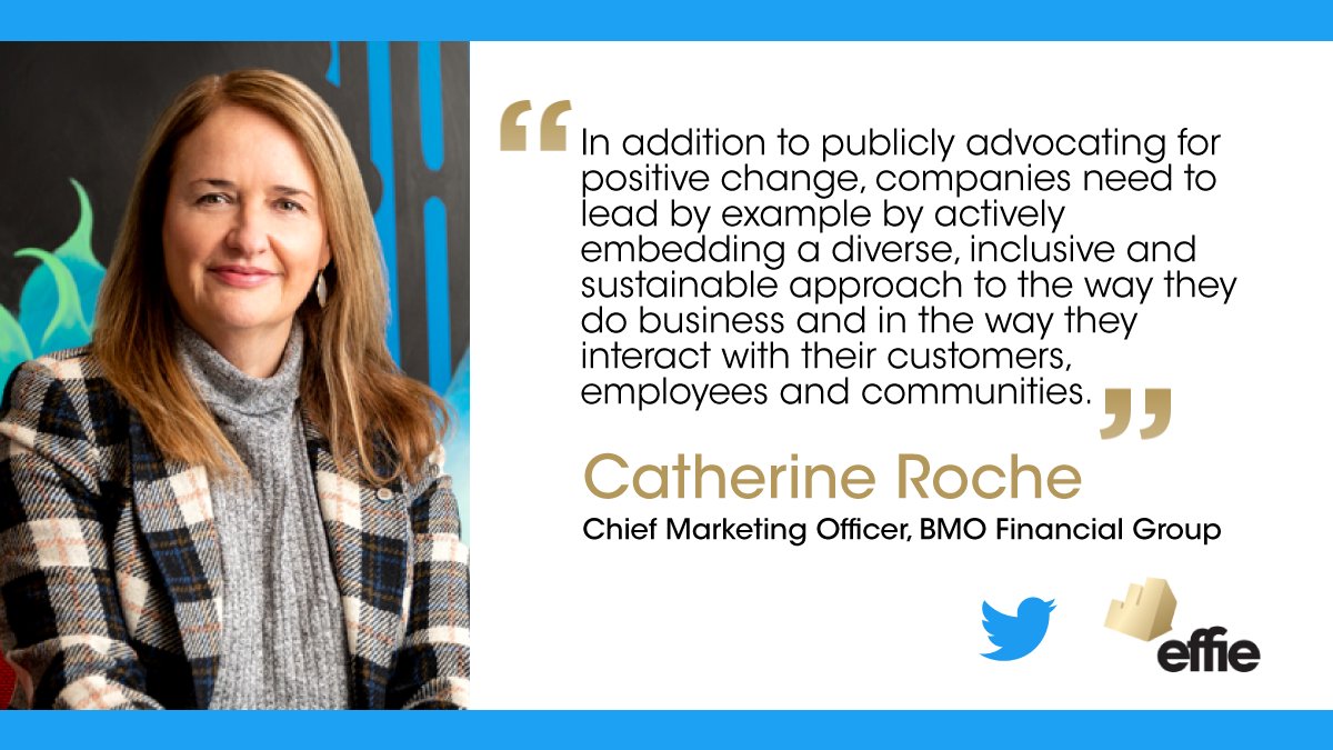Effie_US's tweet photo. .@catherinemroche of @bmo joined us at @Twittermktg's NYC office today to judge the Positive Change #Effies. She shares what responsibility companies have in driving positive change, #InOneTweet. https://t.co/fBoQ99FdPT