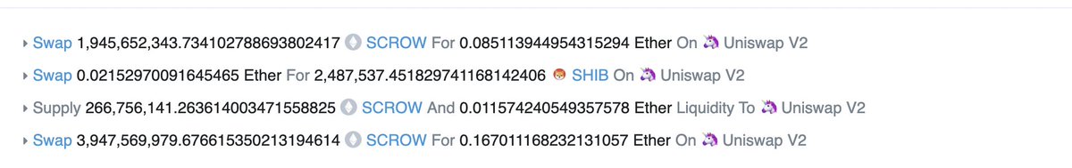 ScarecrowShib's tweet photo. @DuncanGray @weBURNmore @tell_bobby @KeyboredQwerty @sureshmali531g1 @iambroots @iamstevencooper Hey,

https://t.co/1o0lP2Omy1

Latest transaction of $SCROW that also BURNT $SHIB

Attaching images as well. 

This will keep happening till eternity.

These are automated burns, don't require any manual intervention whether we all are alive or not.

Attaching code snippet too https://t.co/PA0WXlTKEK