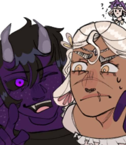 TanukiiSMP's tweet photo. Art Credits | @_salmitasart_ 
Randolee, Salmita, and Kaos! https://t.co/F2RST3VfNd