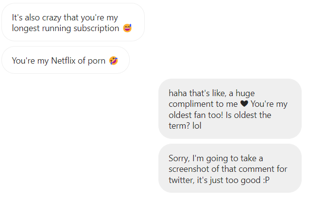 Gotta love my fans and their compliments 😂😂❤ https://t.co/v06OWDRYqk