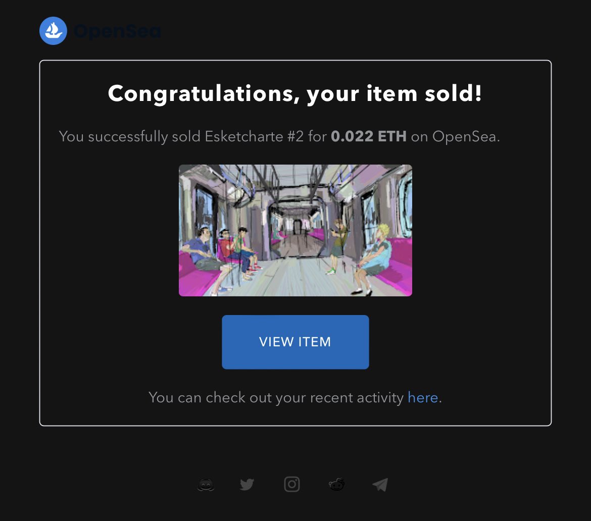 projimo_ink's tweet photo. Hello Projimos!
We proudly announce that this week we obtained our 4th sale!
🙏🏼🔥
Good things are coming!
Remember that owners of the V1 collection will receive a very valuable airdrop soon!
#projimo_ink
#nft #NFTCollection #opensea #sale #Airdrop #cool #art #collectibles https://t.co/0jye3cO1OS