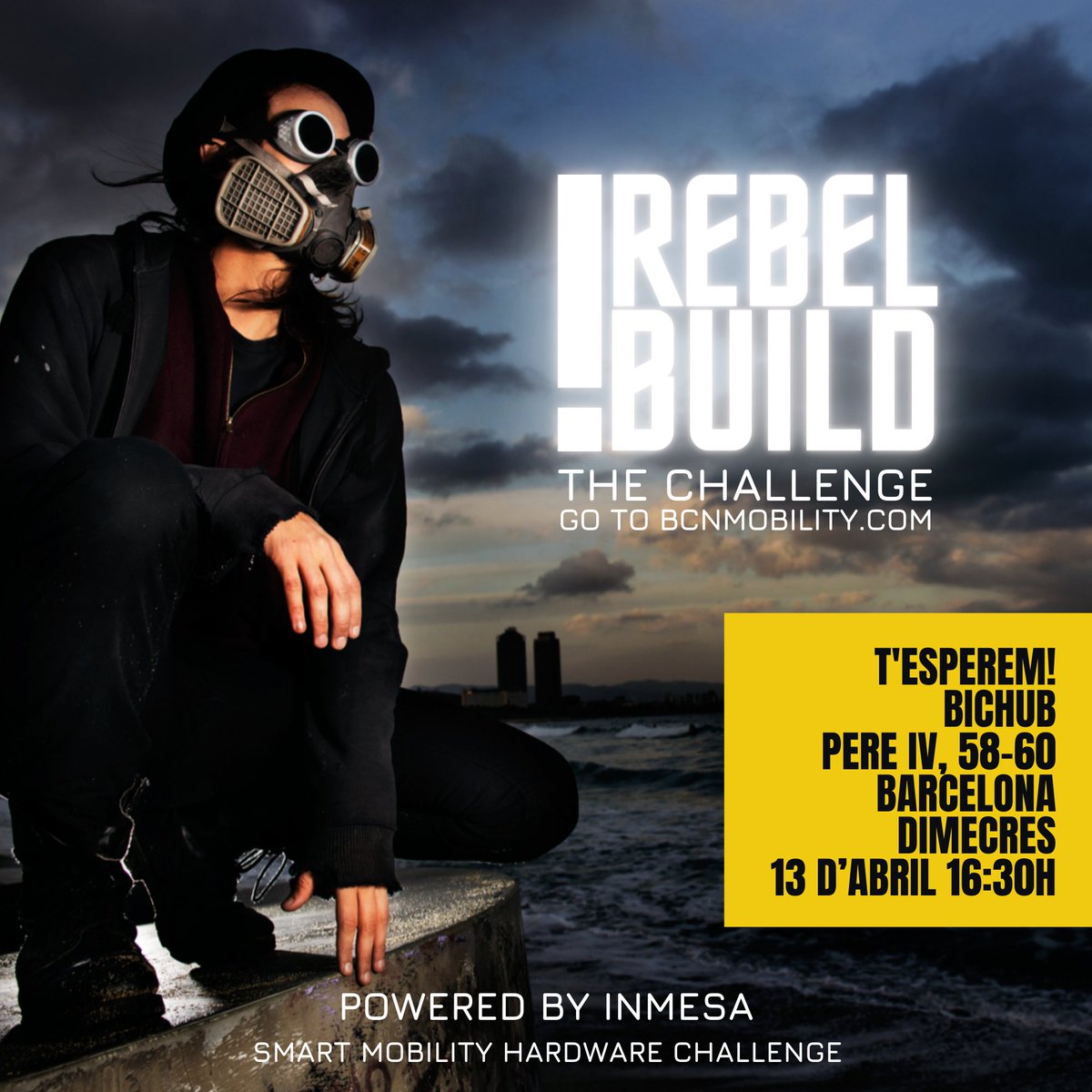 💡🚲🛴Tens una idea innovadora per a millorar la mobilitat urbana? REBEL-BUILD! és una convocatòria per a presentar prototips de producte o solucions tecnològiques que contribueixin a crear ciutats +sostenibles.👏Deadline: 23/04.
bcnmobility.com
#Barcelonactiva #inmesa
