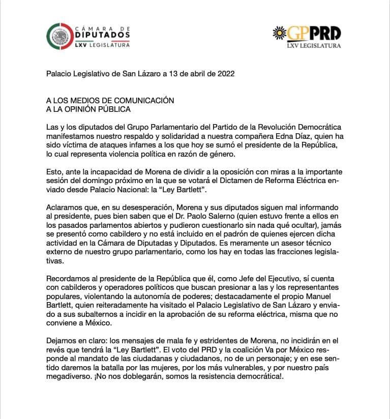 MiguelTorresZac's tweet photo. El doble discurso, los linchamientos, mentiras y violencia política de género de Morena, sus aliados y el presidente López Obrador nos confirman que este domingo la #LeyBartlett NO PASARÁ.
Sus artimañas son estériles, su #ReformaEléctrica contaminante será rechazada el domingo. https://t.co/VnsuXdGpYi
