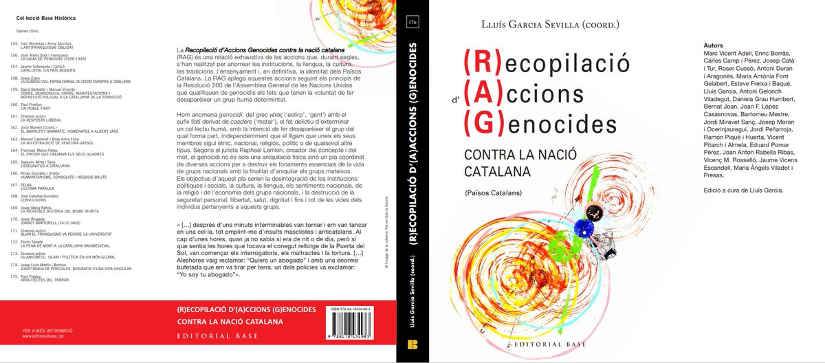 CescZapata's tweet photo. @LauraBorras  El coordinador i coautor Lluís Garcia anuncia la publicació de l’obra per l’Editorial Base de Barcelona, el llibre s’acabà d’imprimir el primer de març d’enguany, el dia de l’esclat de la "revolució" menorquina de 1810, i ja és a les llibreries! https://t.co/0qWfV5FWUG