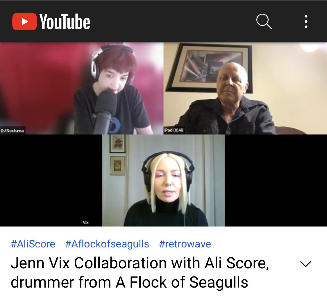 djnocturna's tweet photo. Thank you to @ShamelessPR_ here’s my interview with singer /Songwriter @JennVix and #AFlockofseagulls #Aliscore #80s #alternative #newwave #jennVix #DJNocturna #retro80s 

click on link 
https://t.co/N6cEuCnHzn https://t.co/KzypgUDqfr