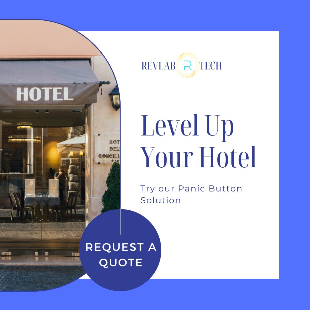 revlabtech's tweet photo. Level up your hotel with the BEST 🏆 safety devices for your staff! Try our REVLAB Panic Button System 🚨
#panicbutton #panicbuttonsystem #blebeacon #bluetoothbeacon #njhotel #nyhotel #pahotel #hotelsafety #safetyfirst #employeesafety #keepyouremployeessafe #njsmallbusiness https://t.co/agVMwMxUvV