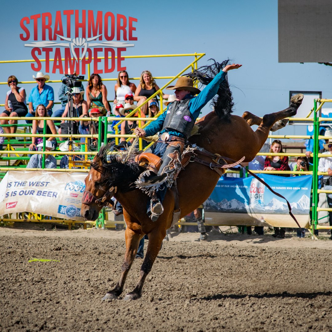 Woohoo 🐴 50 days until we kick off the Strathmore Stampede!

Get your tickets now at strathmorestampede.com

#StrathmoreStampede2022