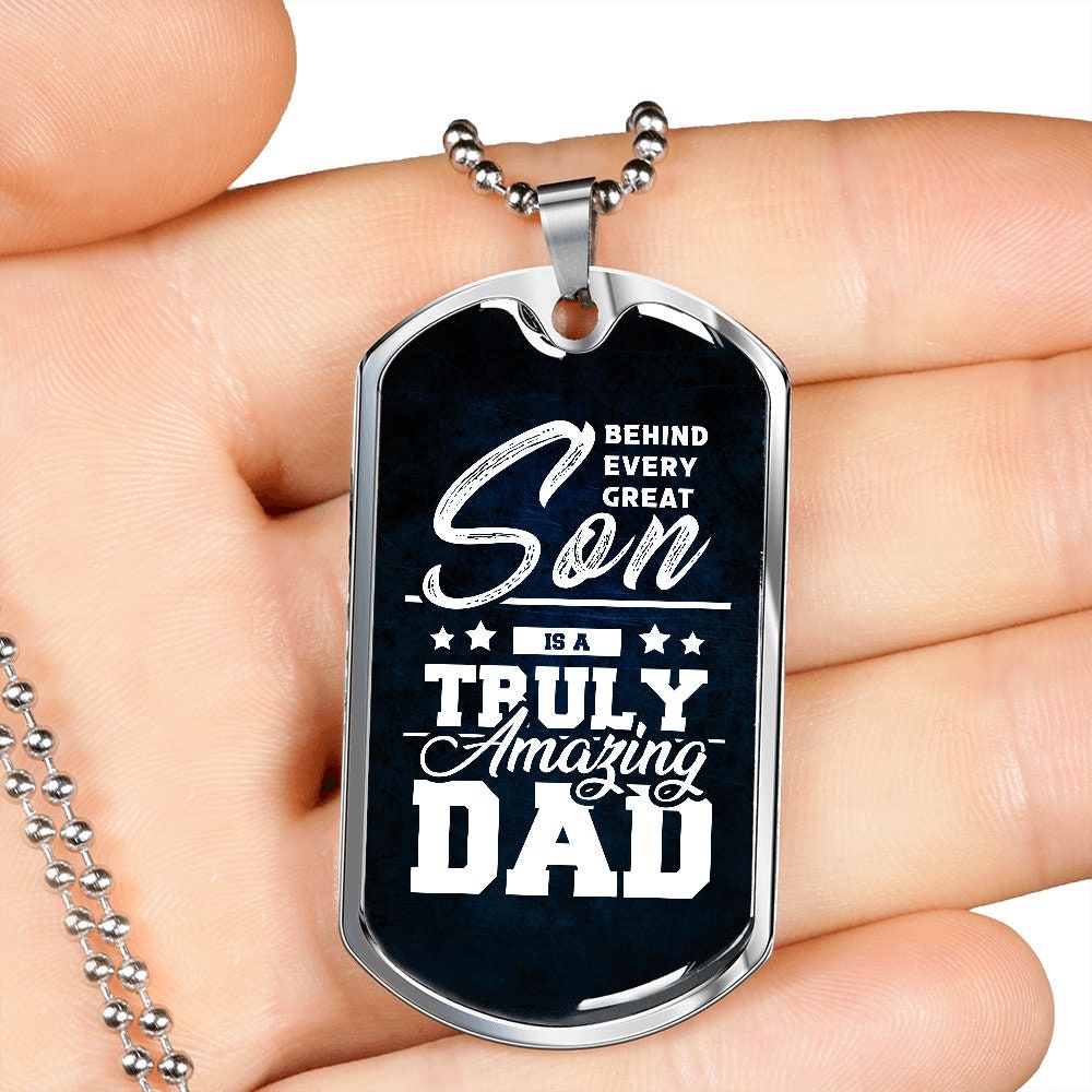 JanardProperty's tweet photo. Excited to share the latest addition to my #etsy shop: Behind Every Great Son Is A Truly Amazing Dad, Personalized, Gift for Son, Gift for Dad, Birthday, Christmas, Graduation,Pendant,Fathers Day https://t.co/Ja6WW8bwBk #men #birthday #stainlesssteel #personalized #gif https://t.co/jdIOcMo12t