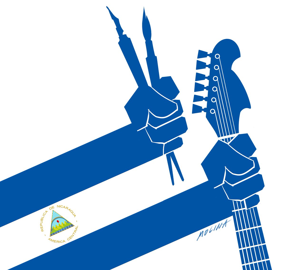 RauzanJuan's tweet photo. Libertad para los artistas secuestrados por la dictadura Ortega-Murillo.
#SOSARTE
#SOSNicaragua 🇳🇮 https://t.co/wzNWry7Lfp