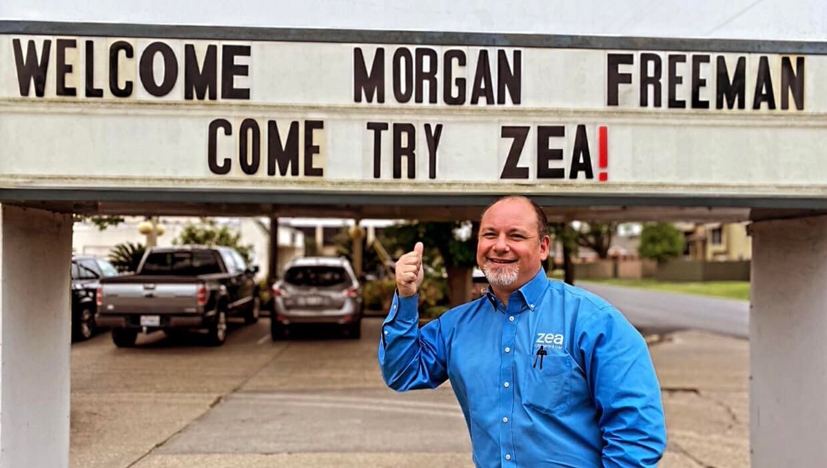 ZeaRestaurants's tweet photo. @Morgan_Freeman looking for some good eats in Lafayette during filming? Come try @zearestaurants! Zea lovers, what's the #1 thing he should try?! https://t.co/FzZYakPe9F