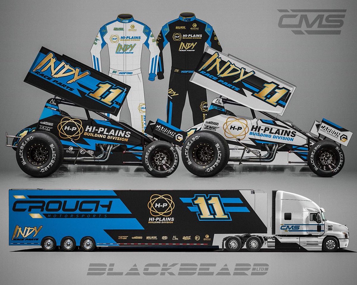 Blackbeard Designs Racing New design package for @MichaelKofoid Crouch Motorsports and ...