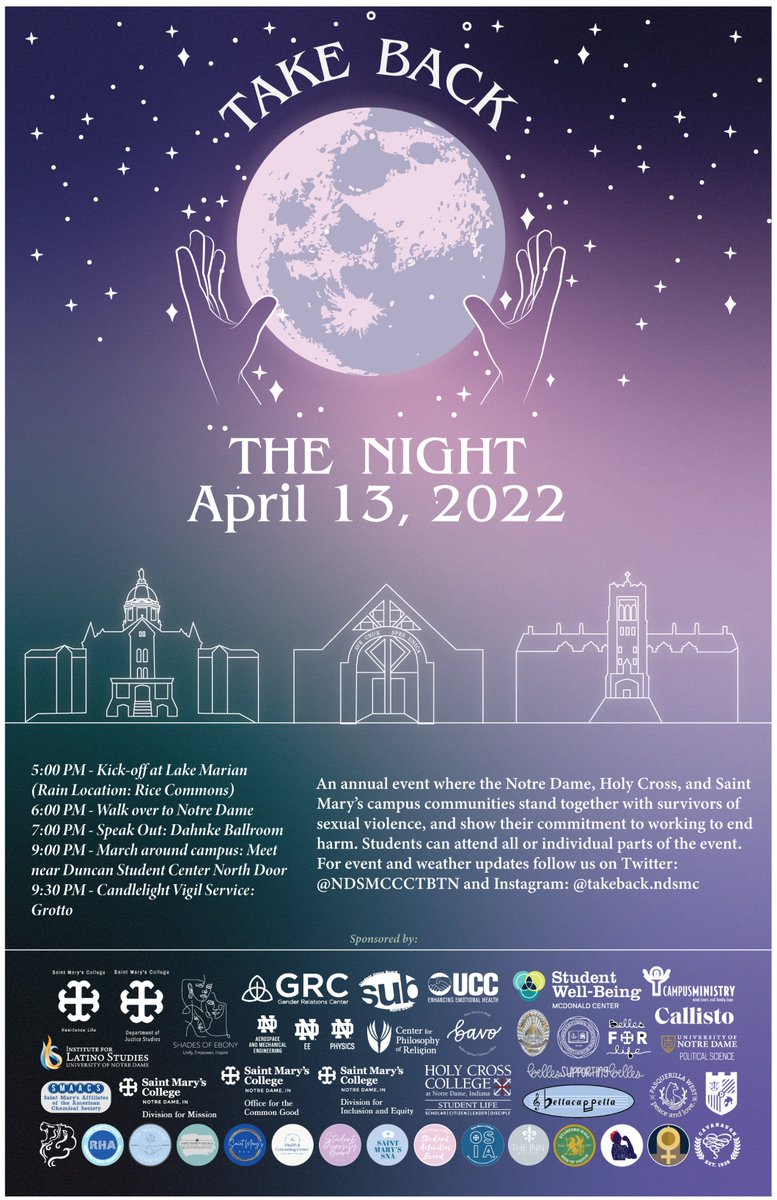 Take Back the Night (ND • SMC • HCC) tweet media