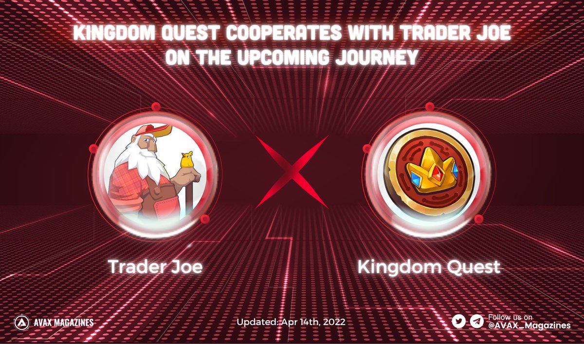 AVAX_Magazines's tweet photo. 🤝@traderjoe_xyz is the newest partner @kingdomquest_io 

👀This combination will bring a fully integrated, highly accessible #DeFi trading platform and bring greater value to the #GameFi community in the coming time🤗

#Avalanche #AVAX $AVAX #AVAXMagazines https://t.co/pdMjtlOK4x