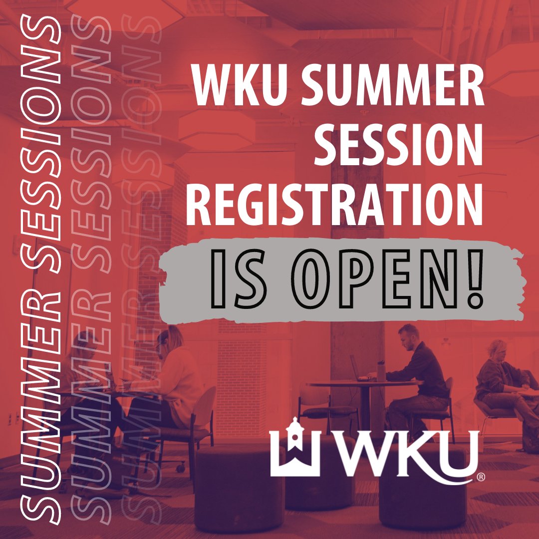 WKU_Online's tweet photo. We are offering ONLINE Summer Session courses! Take this opportunity to speed up progress toward your degree or catch up on courses you have missed. #WKU #ClimbWithUs #WKUSummer @wku https://t.co/t2YYrv8cjf
