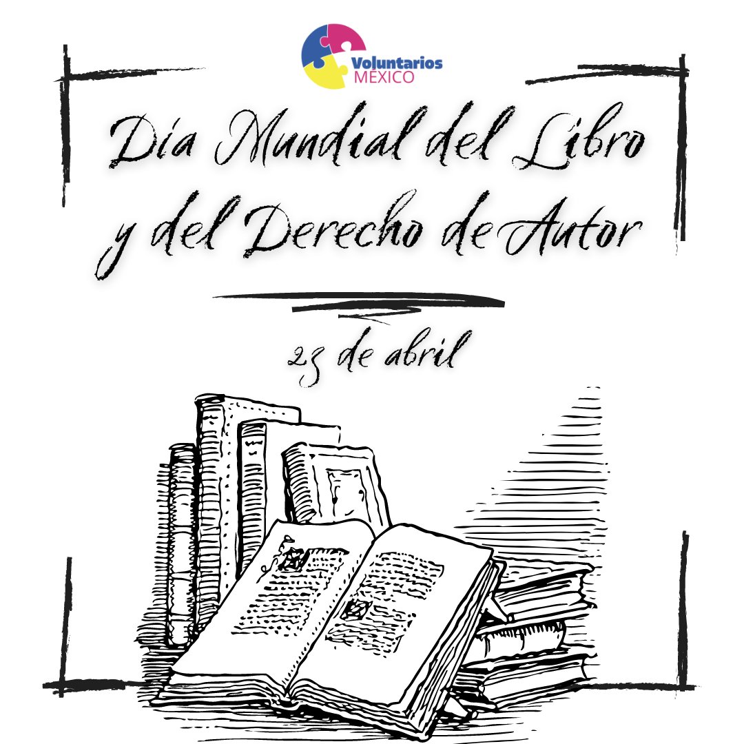 #EfeméridesVolsMx A través de la lectura y la celebración del #DíaMundialdelLibroydelDerechodeAutor, el 23 de abril, podemos abrirnos a los demás a pesar de la distancia, y viajar gracias a la imaginación.
 #JuntosPodemos #YoSoyVoluntariosMéxico #PersonasExtraordinarias #VolsMx